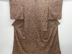 大正ロマン　紋錦紗抽象模様着物